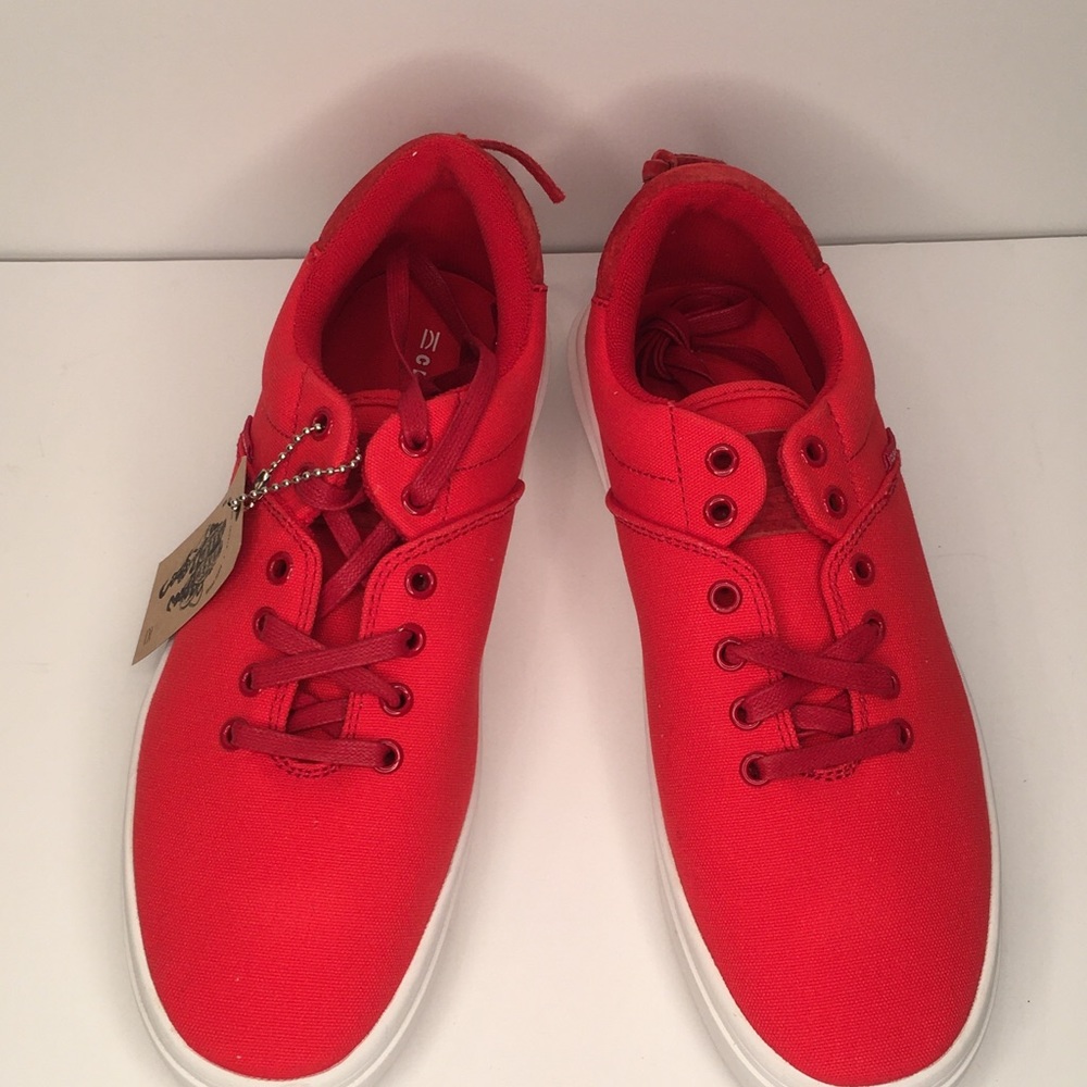Clear Weather Ninety Red Canvas US 6.5